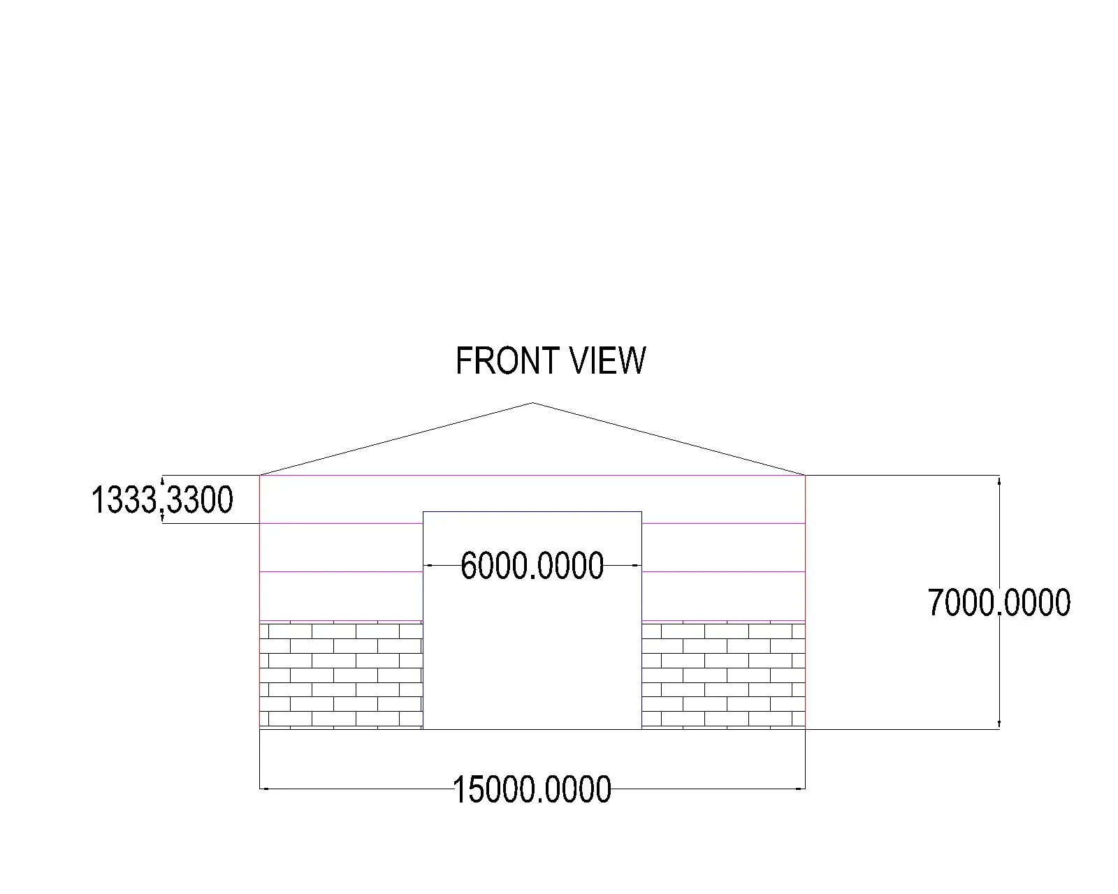 2D Layout Drawing of Project by Dm Fab Tech